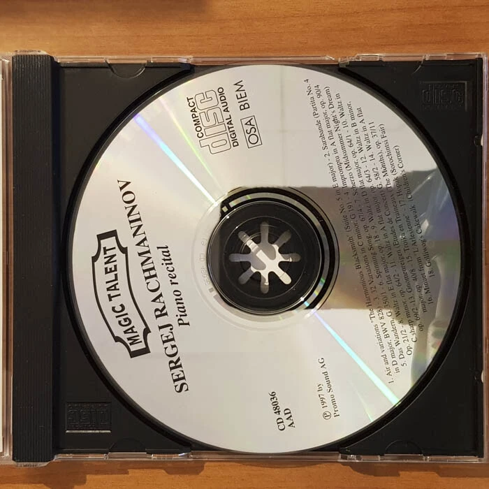 SERGEJ RACHMANINOV Piano Recital EX/VG+(CD) - Bild 3 von 4