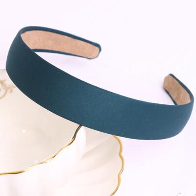 Women Wide Satin Headband Hair Band Alice Band Hair Hoops Headwear Fashion