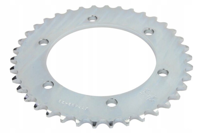 Pignon arrière JT 530138JT acier pour kit chaine 525 de Kawasaki ZR7 millesime 1999 a 2004