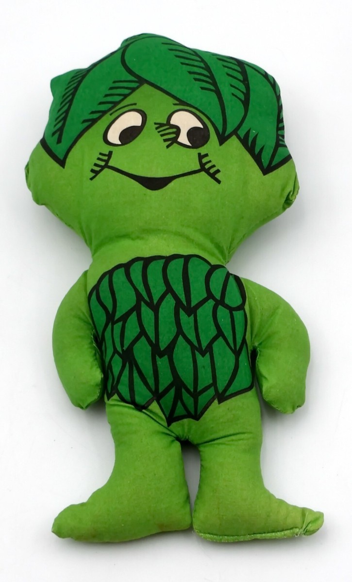 Vintage Little Sprout Green Giant Stuffed 12