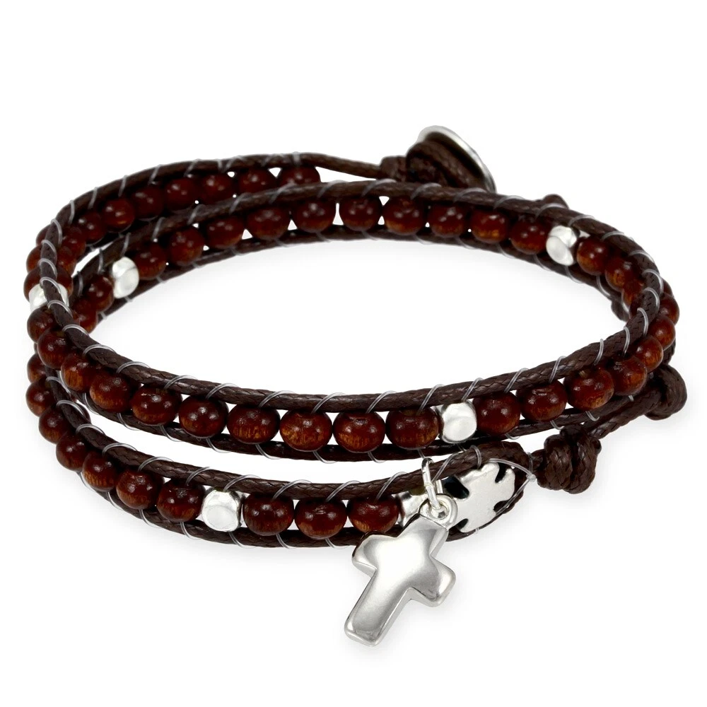 Wrap around cheap rosary bracelet