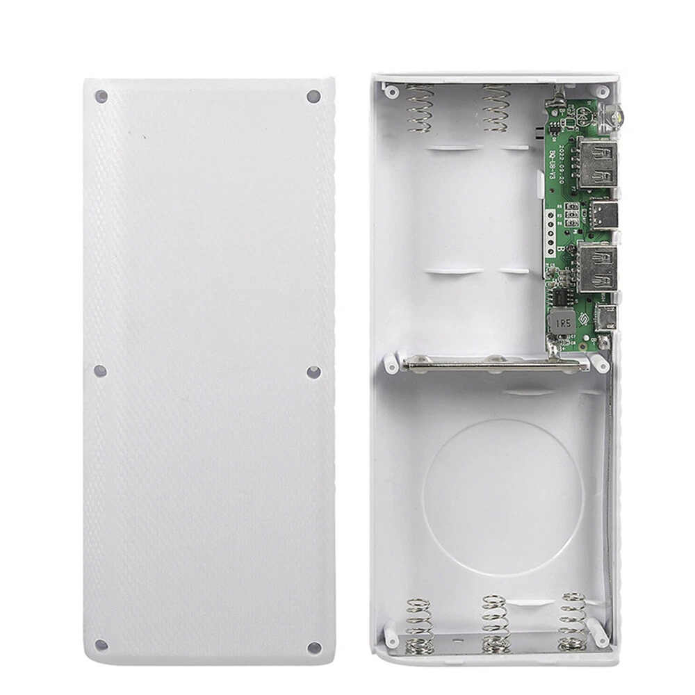 5x21700 LCD Power Bank Case DIY Portable Battery Shell