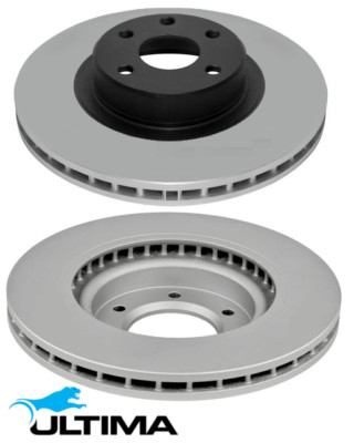 FRONT VENTED DISC BRAKE ROTOR SET FOR HOLDEN COMMODORE VE VF ALLOYTEC LWR 3.6 V6