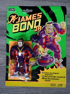 Orig.JAMES BOND JR ''ODD JOB '' Action Figur neu OVP d.90er Jahre hasbro