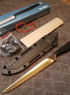 COLD STEEL  #53CC 'The Spike' Drop Point Fixed Blade w/Sheath & Cord - NEW Knife
