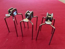 3 Farberware Open Hearth Broiler Grill Rotisserie Parts SPIT ROD FORKS Universal