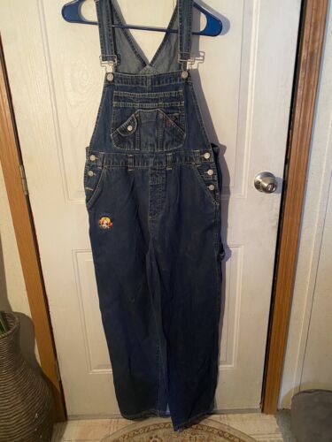 Squeeze vintage Y2K S/M Overalls hip hop embroidered  - Picture 1 of 13