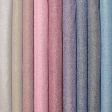 ROBERT KAUFMAN "ESSEX YARN DYED METALLIC" Linen Cotton Blend by the 1/2 yard