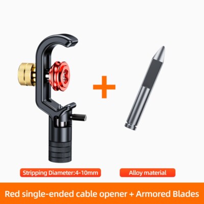 Armored Cable Stripper 4-10mm Fiber Optic Wire Stripper Cable Jacket Stripping