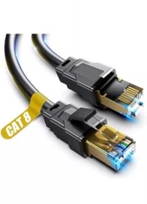 Cat 8 Ethernet Cable, 25ft Heavy Duty High Speed Internet Network Cable