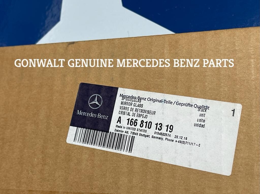 Mercedes Benz GLE400 GLE43 AMG Mirror Glass Left OE 1668101319 | eBay 