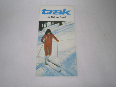 VINTAGE WERBEPROSPEKT TRACK DER LANGLAUF ROTTEFELLA