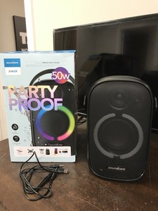 Anker Soundcore Rave Neo A3395 Black Bluetooth portable speaker -- Used