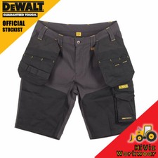 Dewalt Hamden Grey/Black Twin Holster & Cargo Pockets Stretch Work Shorts 