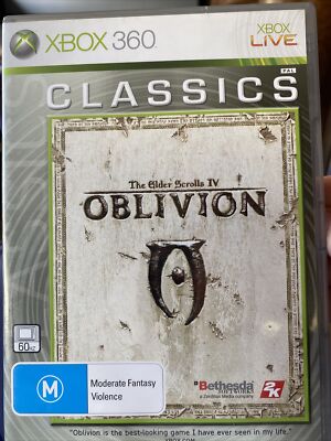 XBOX 360 LIVE The Elder Scrolls IV 4 Oblivion A2 | eBay