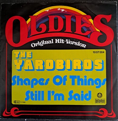 THE YARDBIRDS  -  SHAPES OF THINGS  ;  STILL I'M SAD  ( Oldies Collection )