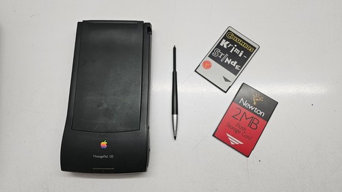 Apple Newton MessagePad 120 mit ChargingStation, Ledertasche und mehr - Photo 4/15