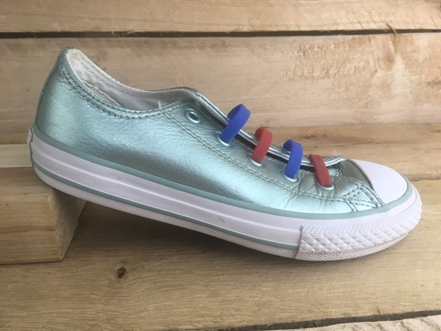 green converse kids shoes