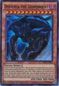 Dystopia the Despondent - INOV-ENSE1 - Super Rare - Limited Edition x3 - Near Mi