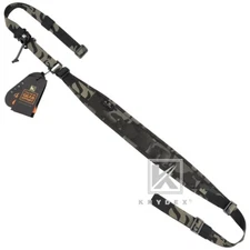 KRYDEX Tactical Sling  Modular Slingster Pull Tab 2Point Quick Adjust Black Camo