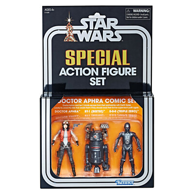 Star Wars Vintage Collection Doctor Aphra Comic Set BT-1 000 SDCC