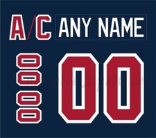 Saginaw Spirit Customized Number Kit For 2002-2009 3rd Uniform