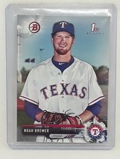 Noah Bremer 2017 Bowman Draft Baseball - 1st #BD-127 - Texas Rangers