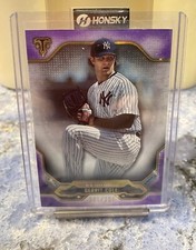 Gerrit Cole 2020 Triple Threads TTT Base Insert Amethyst /299 Yankees Baseball