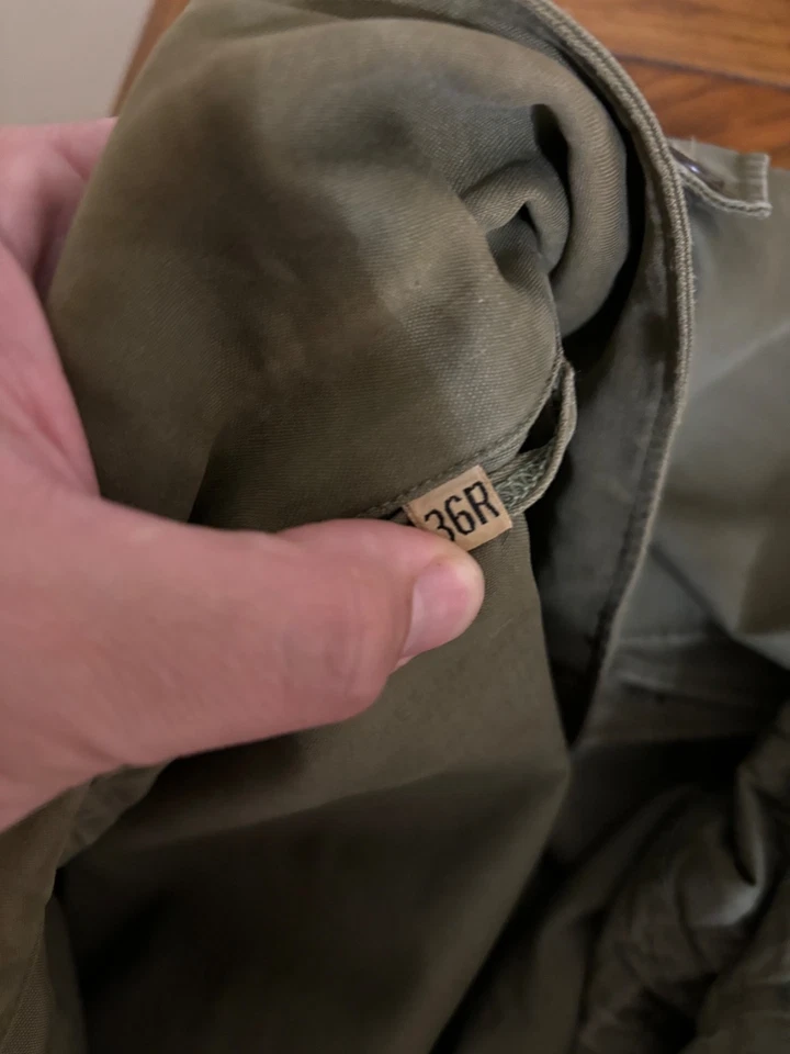 WW2 Military M43 m1943 M 43 M 1943 field Jacket Size 36 R wwii  army world war 2 - Image 4 of 4