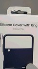 Samsung Silicone Cover with Ring for Galaxy Z Flip4 New BLACK — photo 2