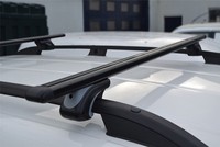 Schwarz DachträGer + Querstangen Passend FüR Volkswagen Caddy Maxi Lwb 2010-2015
