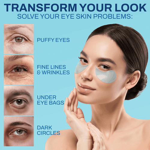 Under Eye Patches for Puffy Eyes Hyaluronic Acid and Collagen 30 Pairs Eye Masks - Picture 3 of 7
