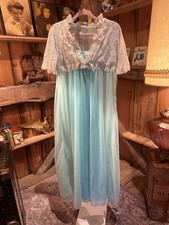 vintage nightgown robe set small