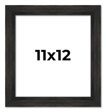 11x12 Frame Black Barnwood Picture Frame Photo Frame UV Acrylic, Acid Free