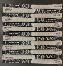 13x New Decade Multicompound MCC WHITEOUT Standard Golf Club Grips Black/White