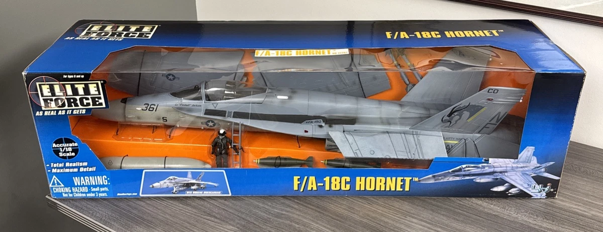 航空機・ヘリコプター bbi 1/18 F/A-18 HORNET BBI Elite Force US Navy F/A-18C HORNET 1:18 Scale blue box | eBay