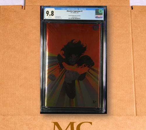 Absolute Superman #1 CGC 9.8 Scalera Foil 2nd Print Only 37 Graded DC 2025