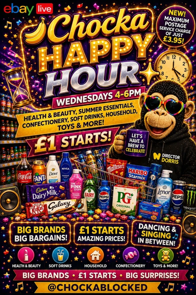 Chocka Happy Hour ✨BIG HIGH STREET BRANDS ✨Featuring Health & Beauty