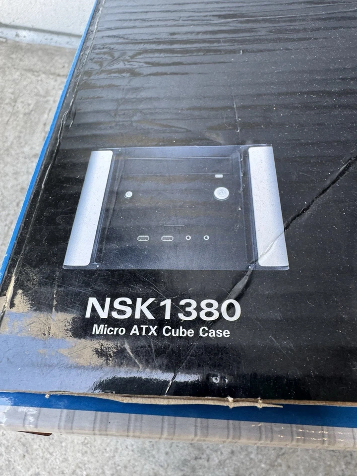 NEW Antec NSK1380 MicroATX Cube Computer Case W/ 350W Power Supply - Image 3 of 4