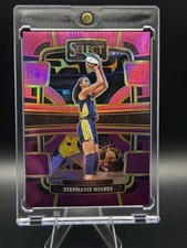 2024 Panini Select WNBA - Concourse Stephanie Soares #7 Pink & Purple Prizm /99