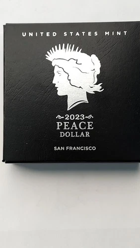 2023-S United States Proof Peace Silver Dollar, OGP