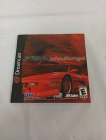 F355 Challenge: Passione Rossa(Sega Dreamcast, 2000)With Reg Card Near Mint Disc