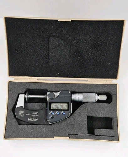 Mitutoyo 323-350 Digital Disc Micrometer 0-1"《Priced To Sell》U.S. Seller 👀