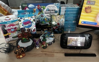 Nintendo Wii U 32GB + 18 Spiele + Wii Party U + SiNG Party + OVP