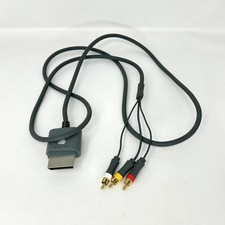 Genuine Microsoft XBOX 360 Composite Audio Video AV Cable X810973-001 Red Yellow