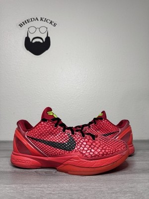 Size 13 - Nike Kobe Bryant 6 VI Protro Reverse Grinch Red FV4921-600 Preowned