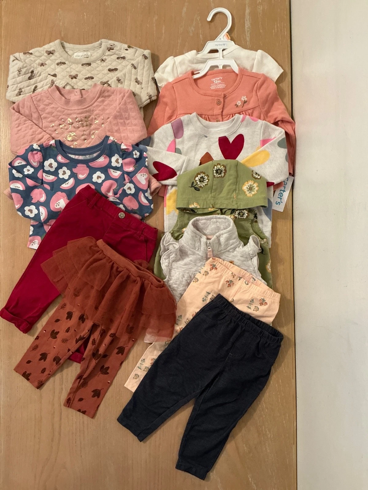 Carter's Garanimals Others Infant Girls Clothing Lot of 13 (3 New) Size 12 Month
