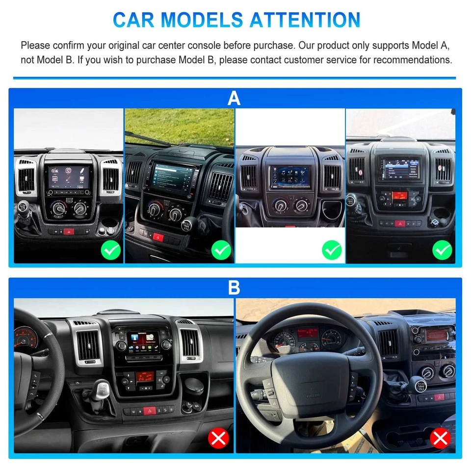 Android 15 Autoradio For Fiat Ducato Peugeot Boxer Citroen Jumper GPS Navi +Kam - Bild 4 von 4