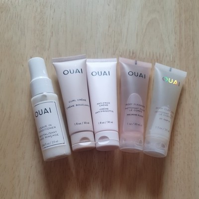 Ouai Bundle Haarpflege Körperreiniger Locken Anti-Frizz Creme Melrose Place St. Barts