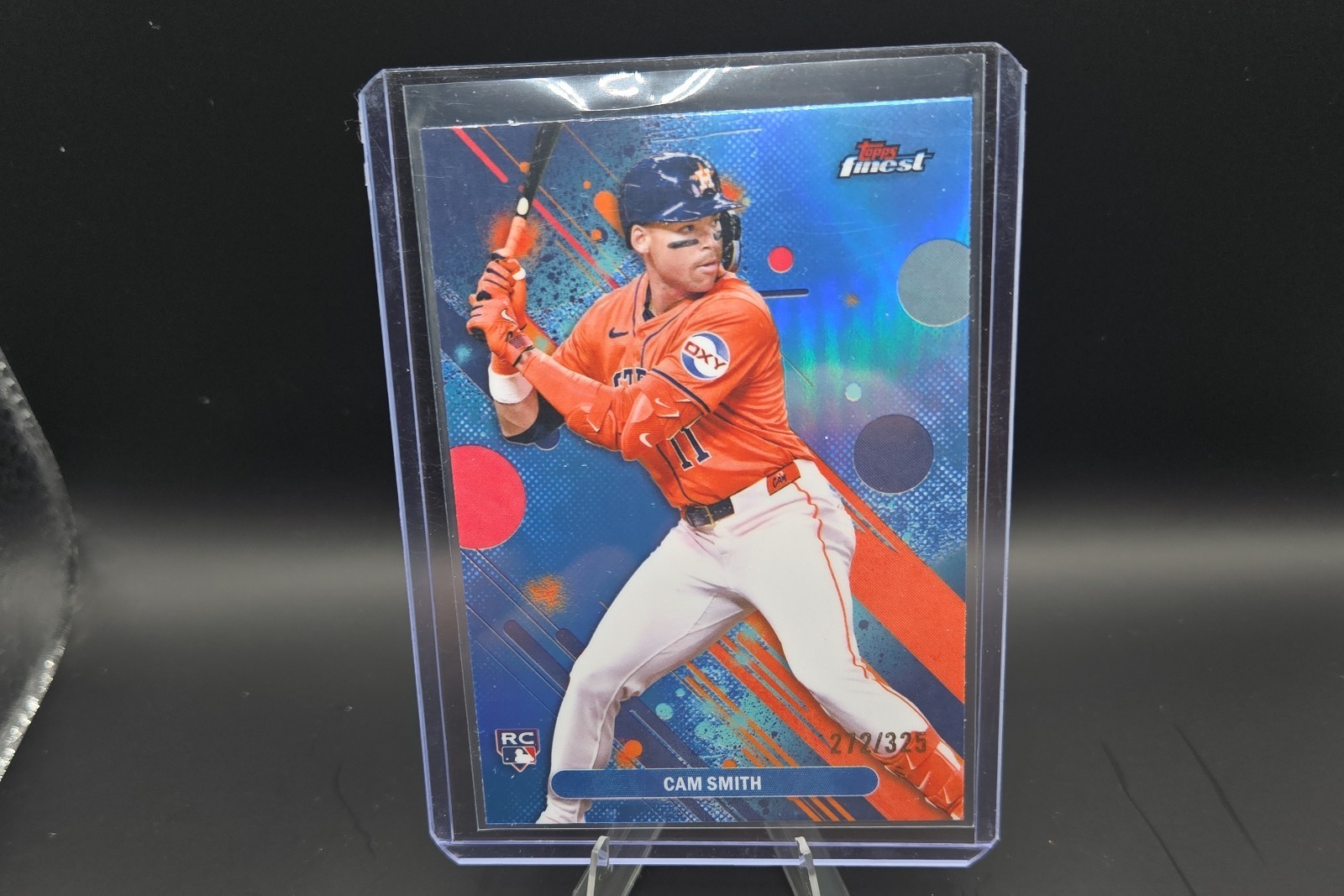 2025 Topps Finest - Common Cam Smith #54 Sky Blue Refractor /325 (RC)